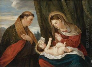 Madonna And Child With St. Ludwig Of Toulouse