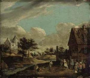 A Village Kermesse by David The Younger Teniers