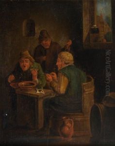 Fumeurs Dans Une Taverne by David The Younger Teniers