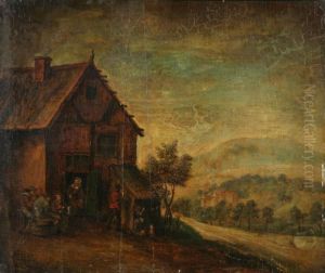 Herbergtafereel In Openlucht