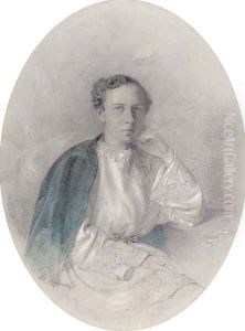 Portrait of a young Russian aristocrat, seated by Russian School