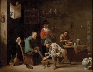 Le Medecin Du Village by David The Younger Teniers