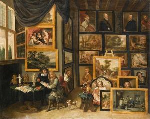 The Interior Of A Picture Gallery by David The Younger Teniers