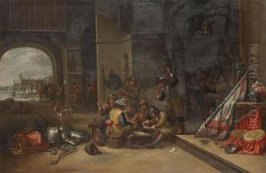 Corps De Garde by David The Younger Teniers