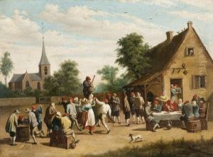 Rejouissances Villageoise by David The Younger Teniers