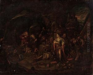 The Temptation Of St. Anthony by David The Younger Teniers