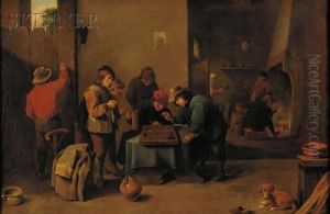 The Tric Trac Players by David The Younger Teniers