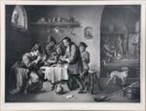 Die Rauchgesellschaft Von David Teniers by David The Younger Teniers