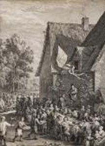 Banquet De Fete by David The Younger Teniers