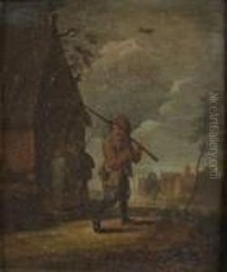 Le Depart En Promenade by David The Younger Teniers