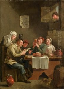 A Tavern Interior by David The Younger Teniers