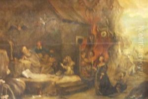 La Tentation De St Antoine by David The Younger Teniers