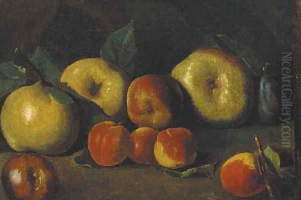 Apples, peaches - view 1