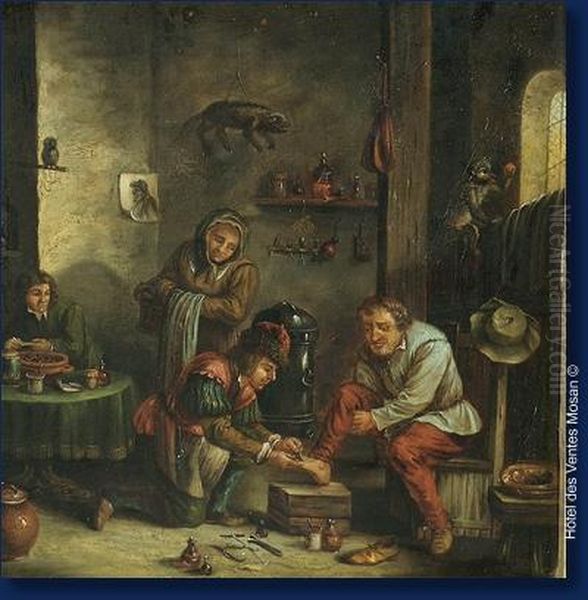 Scene D'interieur De Pedicure - view 1