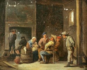 Figures In A Tavern Interior