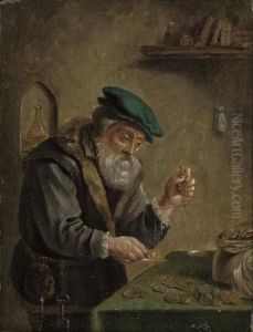 The Money Lender by David The Younger Teniers