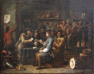 La Partie De Cartes Dans Une Taverne