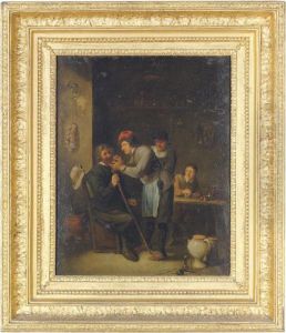 An Interior With A Dentist Pulling A Tooth by David The Younger Teniers
