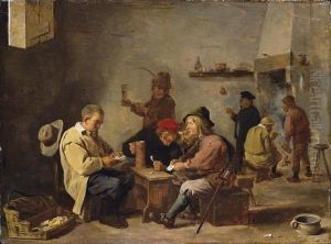Card Players In An Inn by David The Younger Teniers