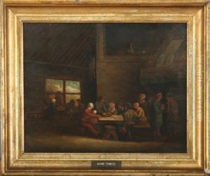 Interieor From An Inn by David The Younger Teniers