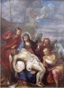 La Deploration Sur Le Christ Mort. by David The Younger Teniers