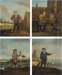 The Four Elements by David The Younger Teniers