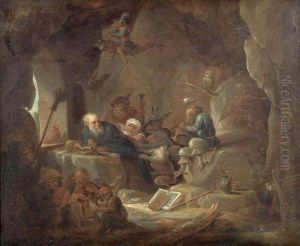 Die Versuchung Des Heiligen Hieronymus.