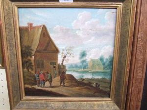Peasants Outside A Tavern