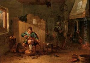 A Cobbler In His Workshop