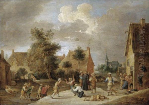 Soldiers Sacking A Village - view 1