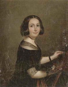 Self-portrait of a lady by Spanish School