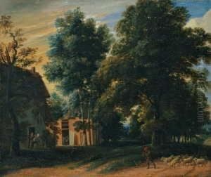 Und Arthois, Jacques D'
Pastorale Landschaft Mit Flotespielendem Hirten Vor Bauernhausern. Ol
Auf Leinwand . H 45,7; B 54,7 Cm. Gutachten M. Klinge. Provenienz: Slg.
Pie by David The Younger Teniers