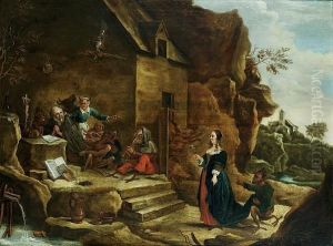 The Temptation Of Saint Anthony by David The Younger Teniers