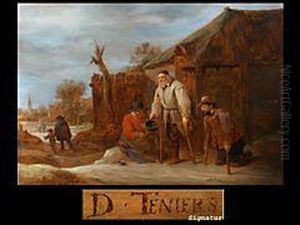 Bettler Am Ortseingang by David The Younger Teniers