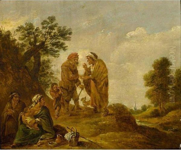 A Gipsy Family - view 1