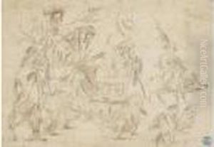Scene De Sorcellerie by David The Younger Teniers