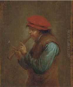 The Flute Player by David The Younger Teniers