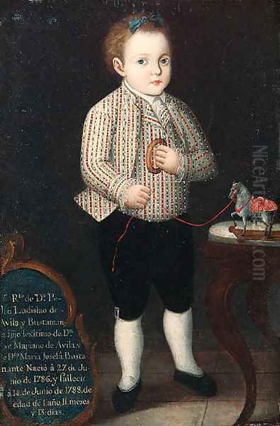 Portrait of Don Pedro Ladislao de Avila y Bustamante, aged 1 year and 11 months - view 1