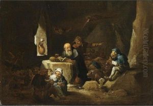 The Temptation Of Saint Anthony by David The Younger Teniers