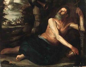 Saint Jerome in the Wilderness by Spanish School