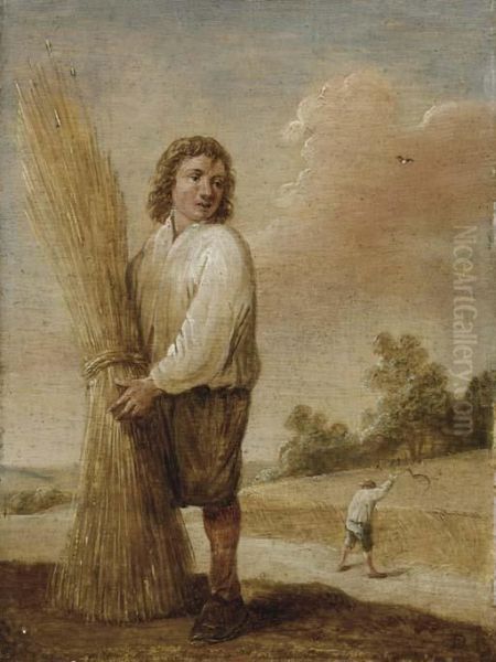 A Harvester In A Landscape - view 1