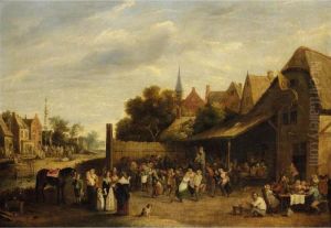 A Village Kermesse by David The Younger Teniers