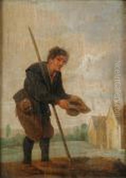 A Beggar In A Landscape; And A Traveller In A Landscape - view 1
