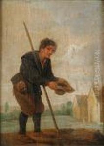 A Beggar In A Landscape; And A Traveller In A Landscape