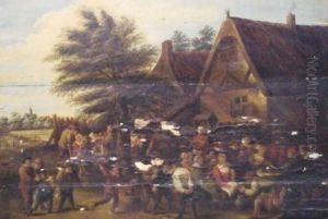 Village Festival by David The Younger Teniers
