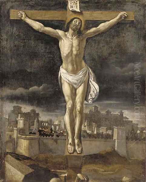 The Crucifixion, with Jerusalem beyond - view 1