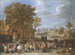 A Village Kermesse by David The Younger Teniers
