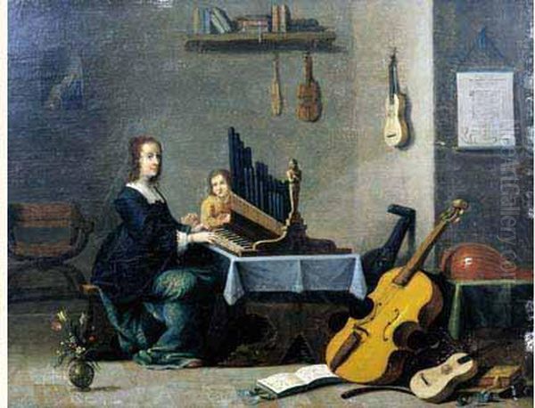 Allegorie De La Musique. - view 1