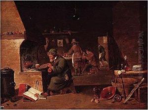 An Alchemist In His Studio