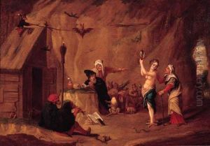 The Tempation Of Saint Anthony by David The Younger Teniers